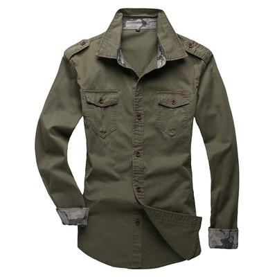 Männer Hemd Hohe Qualität Revers einreiher Tasche Frühling Beiläufige Dünne Retro Mode Shirt Männer Warme Männer Hemd