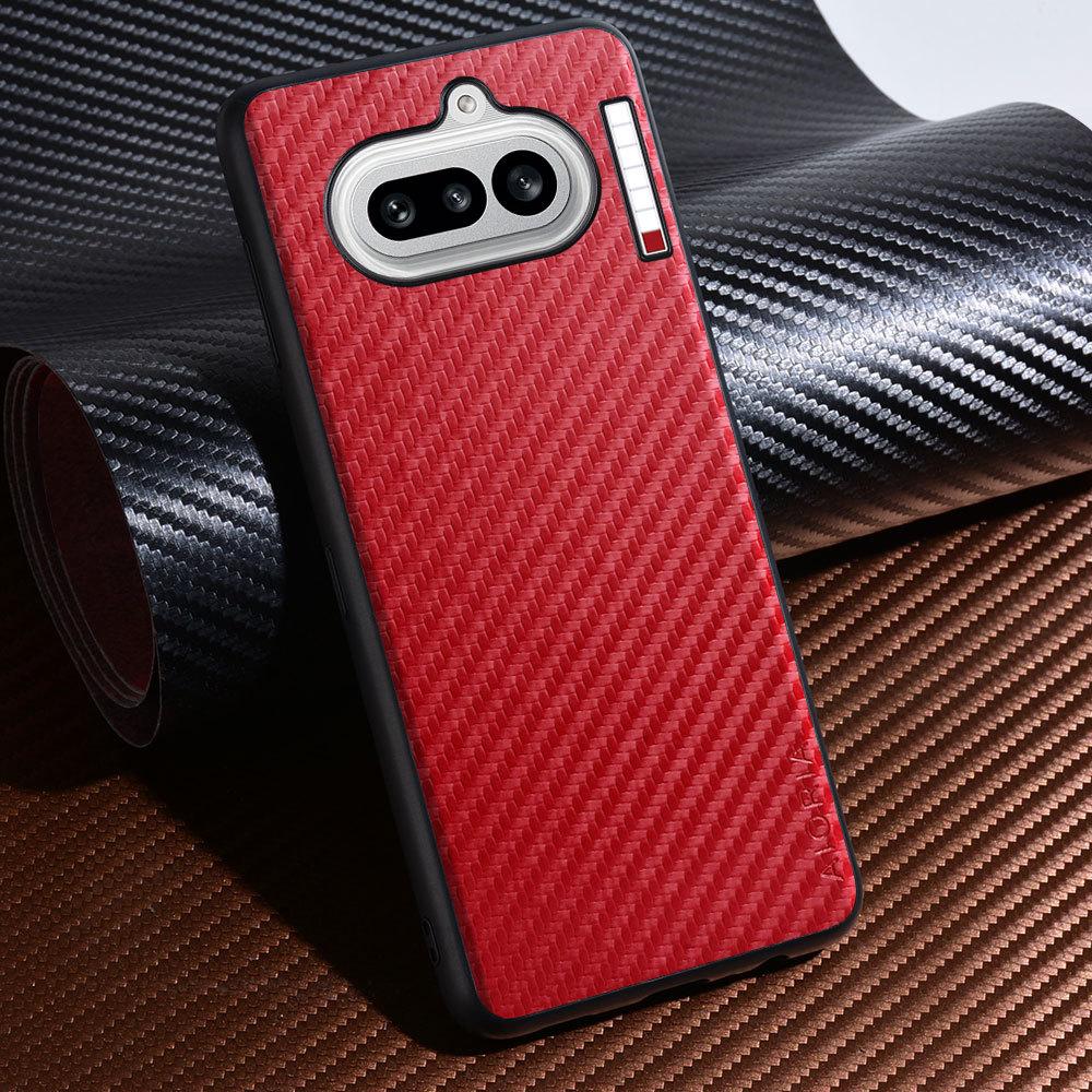 Handyhülle mit Carbonfaser-Textur für   Nothing Phone 4a 3 3a Pro Lite 2a Plus    Modisches Design Weiche Rückseite Hülle Funda für nothing phone 4a