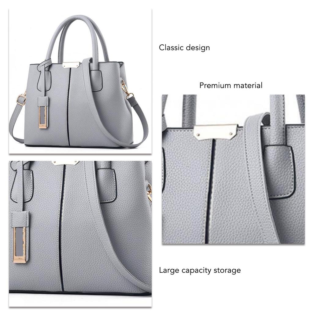 Women Handbags Fashionable Versatile Large Capacity PU Leather Women Shoulder Bag for Party Daily Shopping Work Light