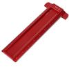 TS-8 Woodworking Hole Ruler Aluminum T shaped Measuring Tool   Scriber for Hardware(Red )