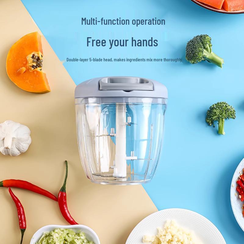 Manueller Knoblauchpaste- und Hackfleischzerkleinerer