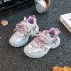 Kids Running Shoes Boys Girls Fall 2026 Breathable Mesh Sneakers With Rubber Sole Anti-Slip Comfortable Casual