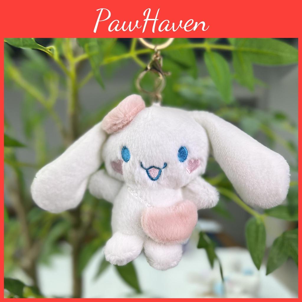 Pink Plush Adorable Bunny Keychain 10cm Soft Cute Stuffed Animal Gift With Chains Colorful