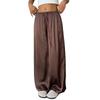 Casual Pants Women's Polyester Loose Wide Leg Straight Pants