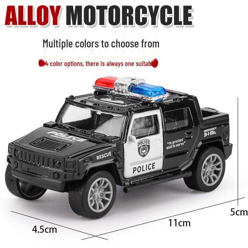 Children's Alloy Off-Road Pull-Back Toy Car - Educational Gift