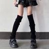 70cm Women Sexy Long Knitting Leg Warmers Foot Cover Leg Warm Uniform Cosplay Sweet Lolita Girls Boot Pile Up Socks