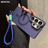 Luxury for Magsafe Wrist Strap Case for Samsung Galaxy S25 S26 Ultra S24 S23 Plus S21 S22 A56 A55 A16 A35 Matte Lanyard Cover