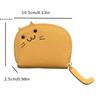 Cartoon Cat Shaped Design Wallet Women's Multi-card Slots Holder Cute Fashion Faux Leather Coin Purse Creative ID Card Holder