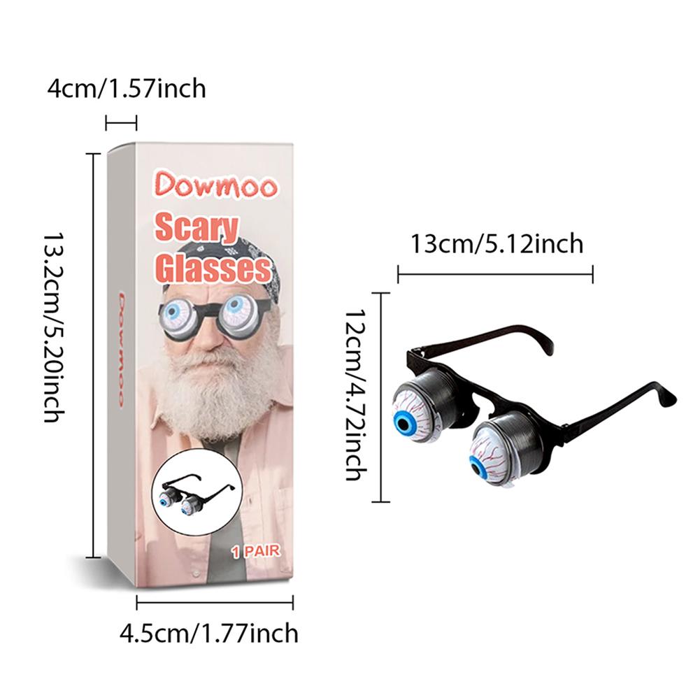Scary Pop-outs Eyeball Glasse Horror Eyes Prank Props For Halloween Night