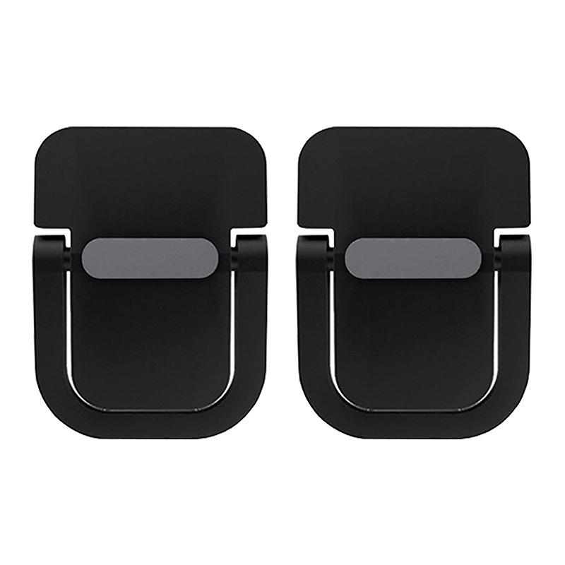 

1 пара мини-ножек для Macbook Pro Huawei Xiaomi, алюминиевая основа для ноутбука, инструменты для поддержки подставки для ноутбука, радиатор для держателя клавиатуры чёрный