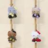 Cat Plush Keychain With Soft Pp Cotton Filling For Bag Decor And Gift