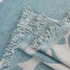 Tassels Sofa Towel Leaves Jacquard Seat Cushion Coveranti Slip Dustproof Full Cover Cloth Towel Chenille   Machine Washable Mat
