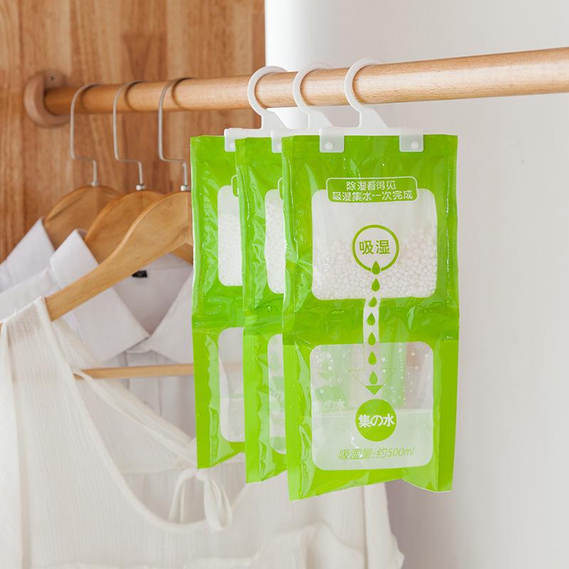 Wardrobe Dehumidifying Bag Cabinet Moisture Absorber Hanging Antihumidity Bags Dry Bag Eco Friendly Closet Dehumidizer