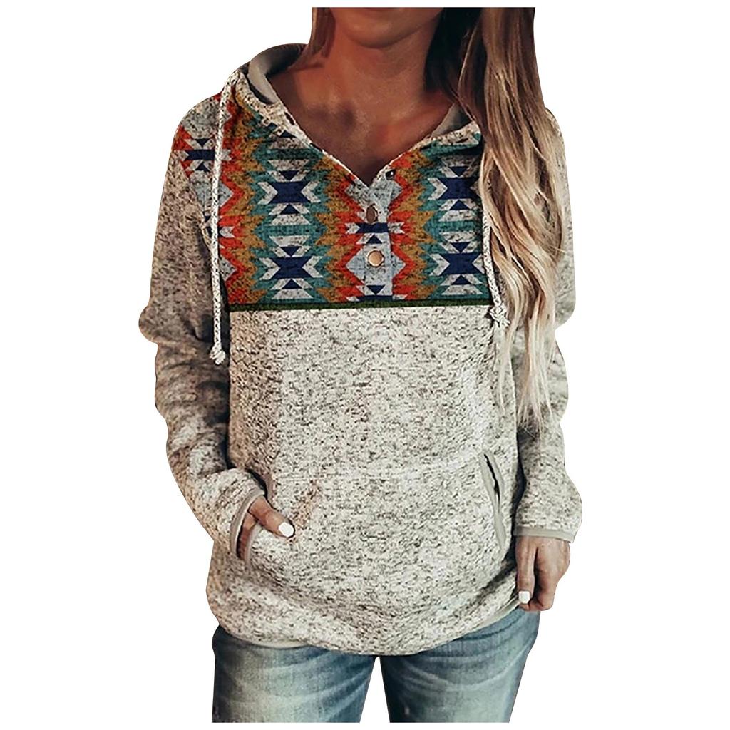 Women's Hoodie Sweatshirt Casual Pullover Tunic Top Long Sleeve Shirt