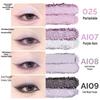 HYNTOOR Two-Color Matte Purple & Earth Tone Eyeshadow Palette 2025