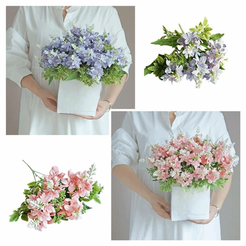 Silk Material Silk Yucca Gloriosa Artificial Flower Bridal Bouquet Phoenix Tail Orchid Outdoor Use Decorative Wreath