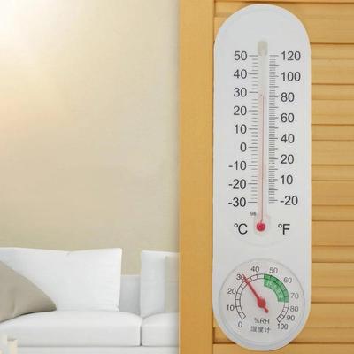 Analog Household Thermometer Hygrometer Tester Measure Home Wall Mounted Thermometer Home