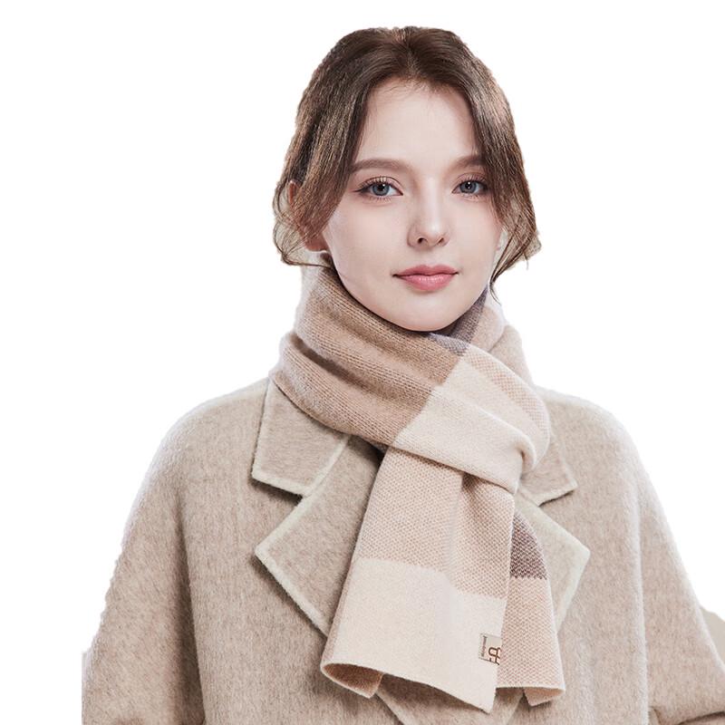 JIUMU Women's Pure Wool Warm Scarf