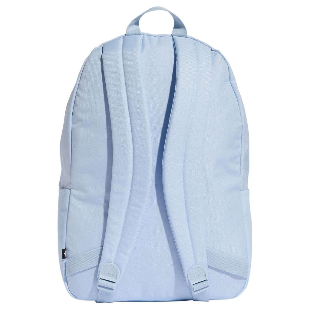 Adidas 3 StripesSportswear Plain Weave Fabric Backpack Unisex Crystal Blue & White KQ7972