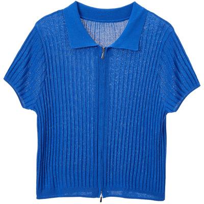 Betu Women's Short Sleeve Knit Cardigan