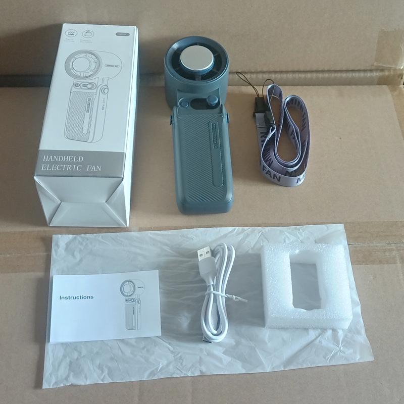 

A228 Ice Cooling Portable Folding Fan with High-Speed Semiconductor Refrigeration and Neck Strap Folding Cooling Fan