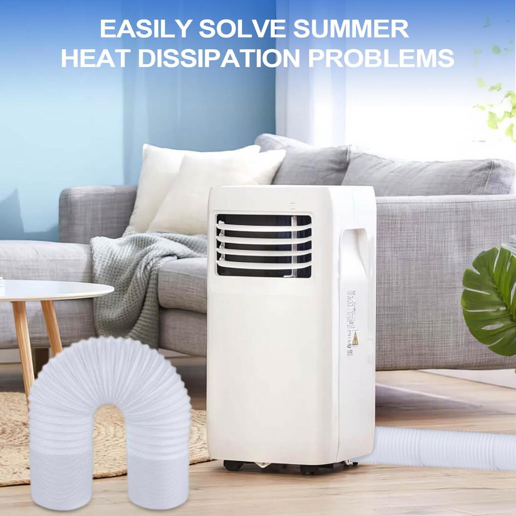 Air Conditioner Vent Hose Flexible Air Conditioner Exhaust Hose Mobile Air Conditioning Exhaust Pipe Vent Hose Duct Outlet