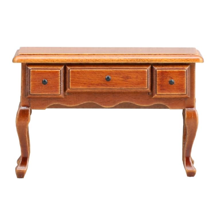 Realistic Miniature Desk 1/12 Scale Dollhouses Furniture For Creative Play And Room Decoration Scene Display Accessory