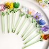 Părticică de sticlă delicată Mini Ornament Floral Artizanat Miniature Colorate Artă Colecționabilă Decorațiune Mică pentru Centrul Mesei Rafturi Micro