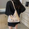 Large capacity bag women's new fashion trend shoulder messenger bag commuter casual tote bag backpack