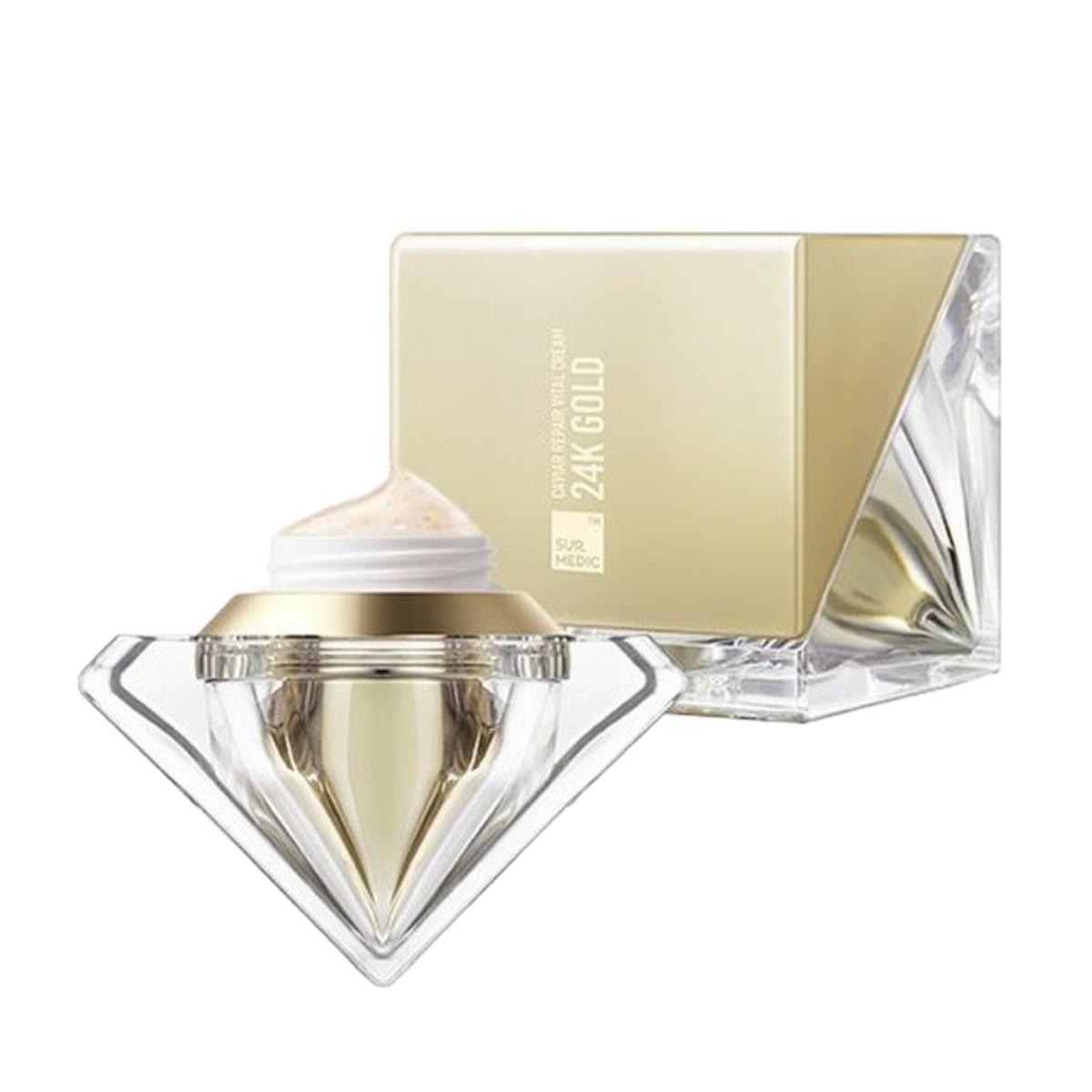 Surmedic by NEOGEN 24K Gold Caviar Repair Vital Cream Anti-Aging & Luminosity Skin Lifter 55g