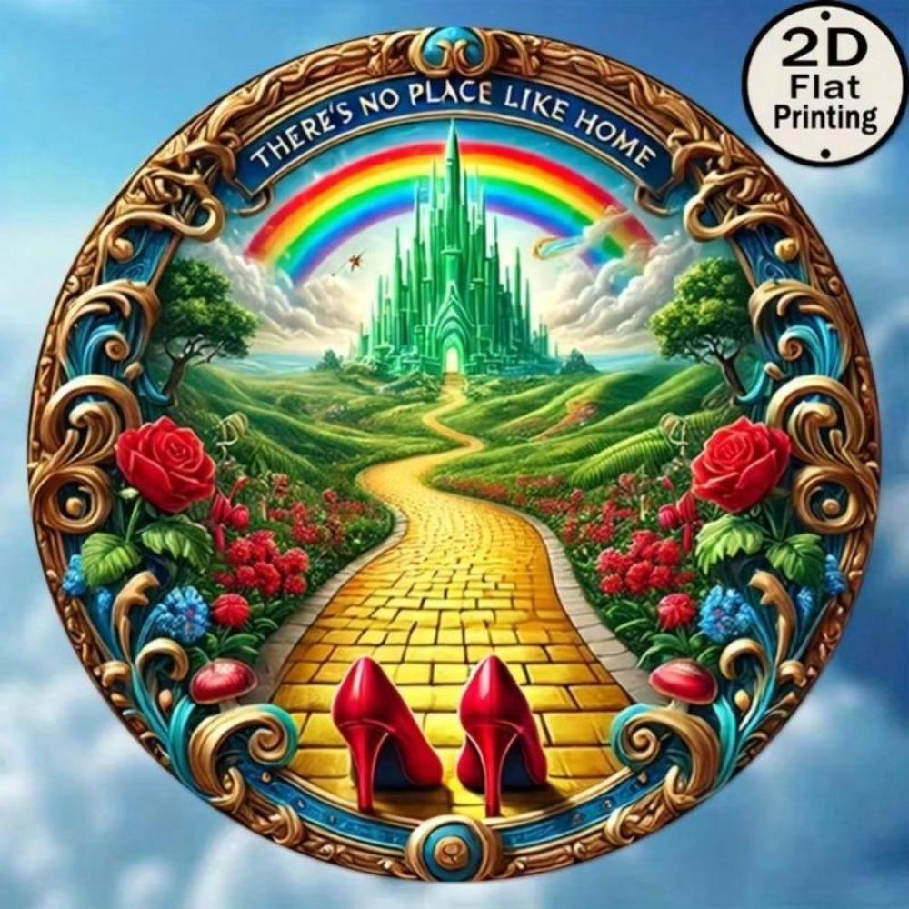 Rainbow Kingdom Metal Wall Art Home Decor New Year Gift