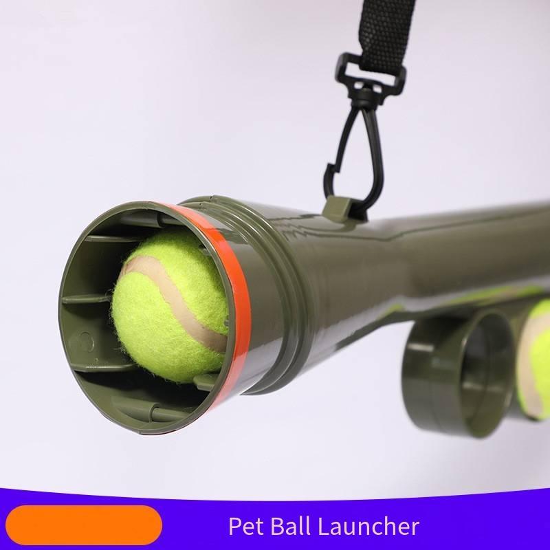 Best-selling pet dog throwing gun training device for dogs Ball launcher for outdoor tennis interactive and educational toys