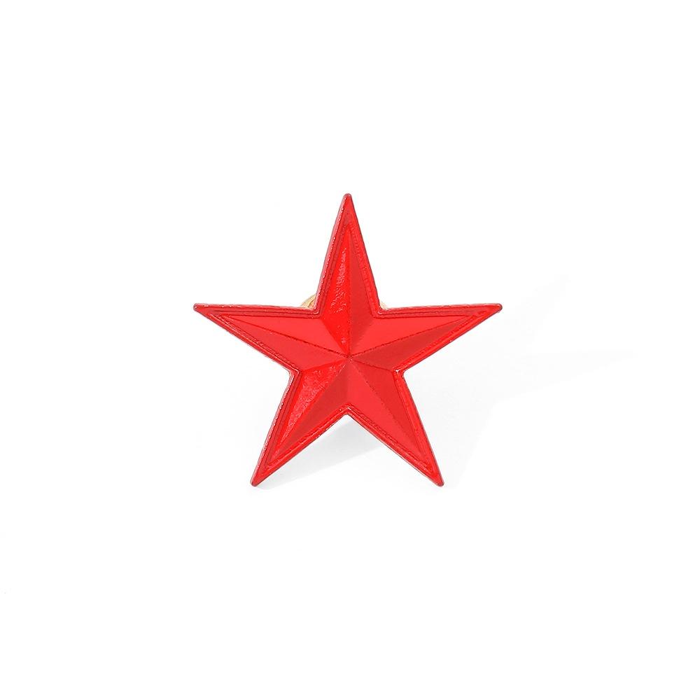 Pin Communist Fashionable Cartoon Character Alloy Brooch Metal Accessory