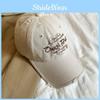 Letter Fashion Embroidered Baseball Cap Women Cotton Sun Protection Hat Casual