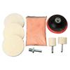 Neues 8x Ceroxid Glaspolier-Set Windschutzscheibe Filz Kratzentferner Pad P4A2