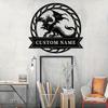 Drachen Metall Wandkunst Anpassbar Mattes Zinnblech Schild Hängend Wohnkultur