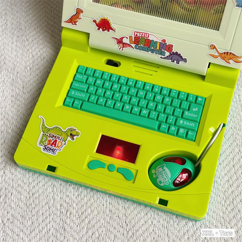 Cross-border Kids' Light-Up Music Notebook: Educational English Version Toy