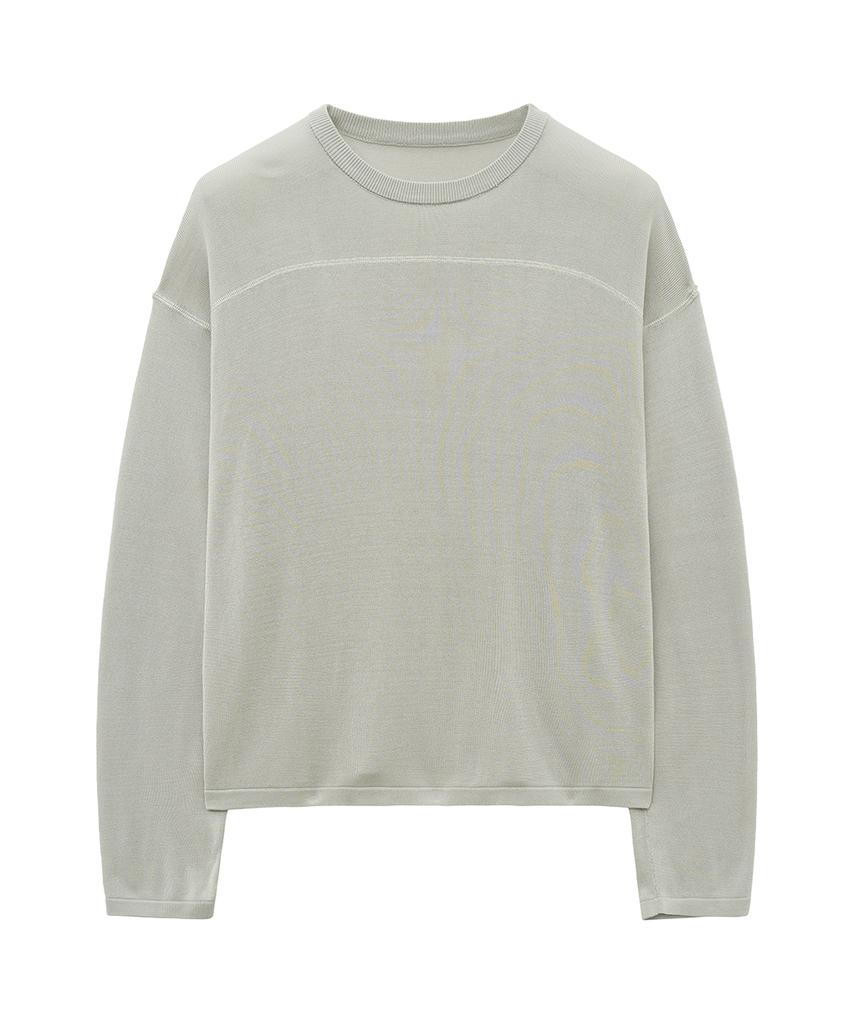 BIG UNION Pullover Knit (Light Gray)