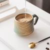 Retro Ceramic Cup Kiln Change High Value Coffee Cup Creative Coarse Pottery Latte Cup Mug