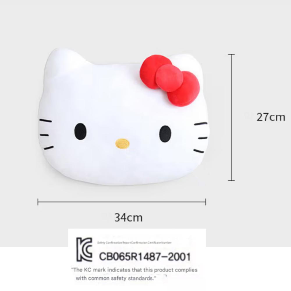 Hello Kitty Face Cushion Plush Toy