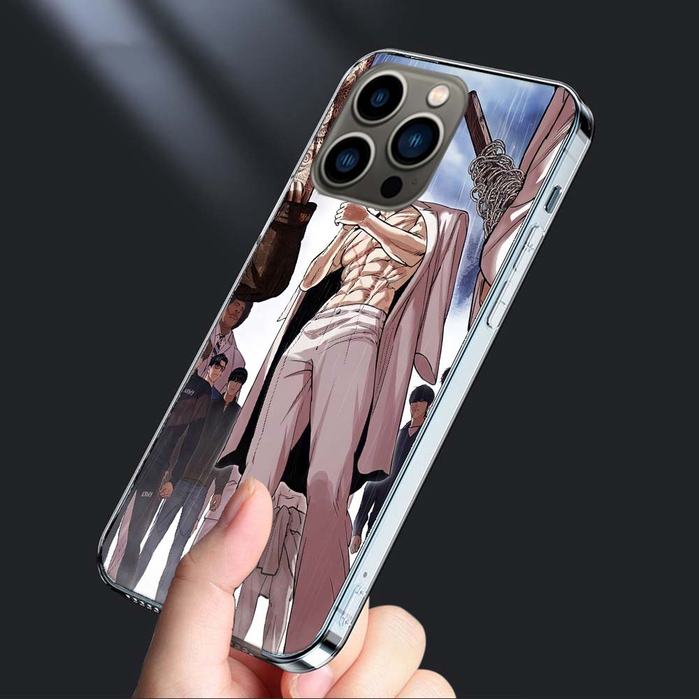 

Jonggun Lookism Phone Case For Iphone 16E 15 Pro 14 Plus 17E 16 17 Pro Max Air 11 12 13 Mini Shockproof Capa Cute Cover TPU iPhone 16 Plus