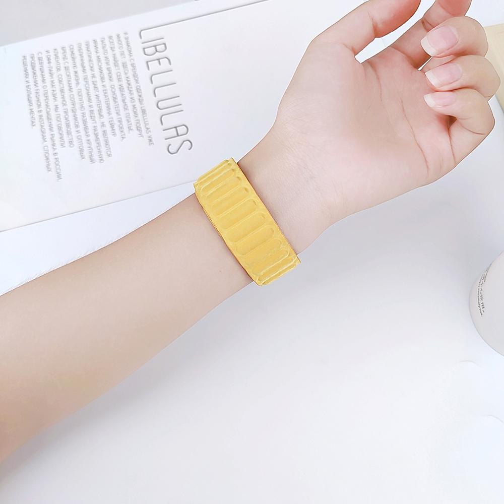 Magnetic Strap For Apple Watch Bands 45mm 38mm 49mm 40mm 42mm 41mm Silicone Sport Bracelet iWatch Series ultra 9 6 5 7 8 se 44mm