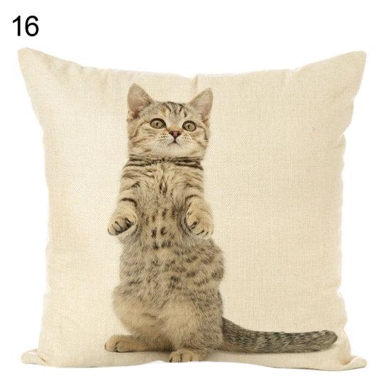 Talos Cute Cat lenjerie moale husă de pernă husă de pernă decor acasă mașină canapea pat