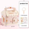 Cartoon Plastic Piggy Bank Little House Shape Children Gift Large Capacity
