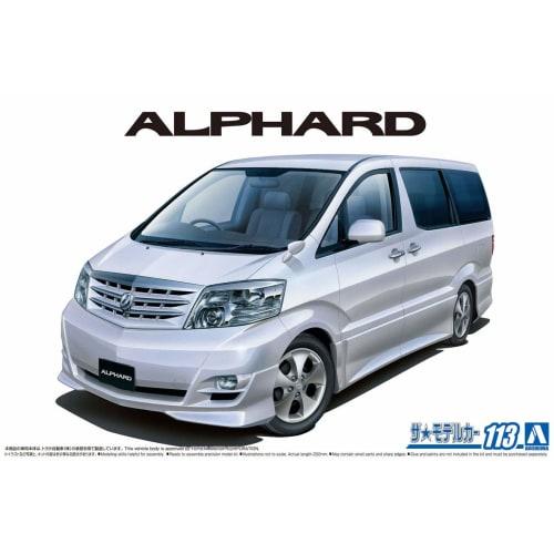 Aoshima Bunka Kyozai (AOSHIMA) 1/24 The Model Car Series No. 113 Toyota NH10W Alphard G/V MS/AS 2005 Plastic Model