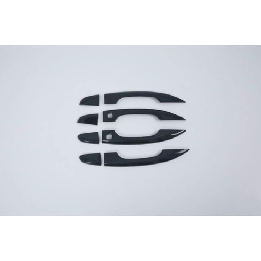 Carbon Fiber Door Handle Cover Trim For 2018- Honda Accord Sedan Smart Holes