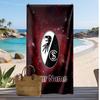 SC Freiburg FC Personalized Printed Beach Towel Soccer Logo Support Custom Name Text Absorbent Towel For Sport Travel Special Gift