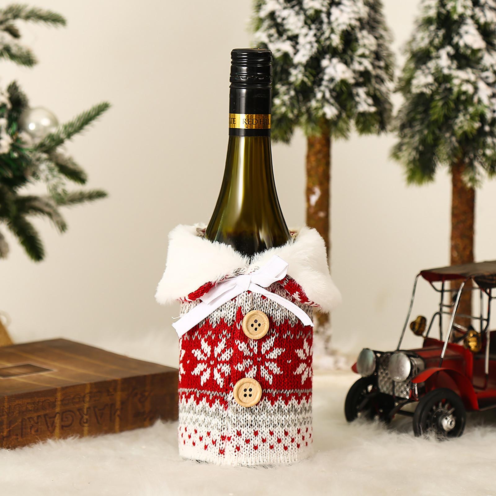 

Christmas Wine Bottle Cover Merry Christmas Decorations For Home 2025 Christmas Ornament Xmas Navidad Natal Gifts New Year 2025 See below for size descriptions