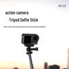 XS22 Extension Pole Tripod & Selfie Stick with Metal Tablet Phone Clip