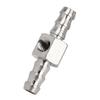 T Fitting Adapter 304 Stainless Steel Rubber High Performance For Fuel Pressure Gauge Or Sensor